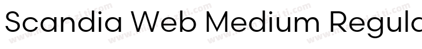 Scandia Web Medium Regular字体转换